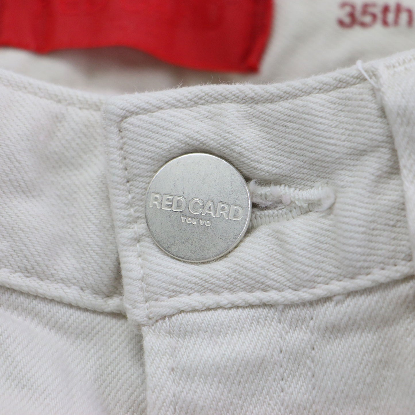 × martinique 別注 35th Anniversary ワイド グレイッシュホワイト デニム / Wide Grayish White パンツ フルレングス クロップド丈