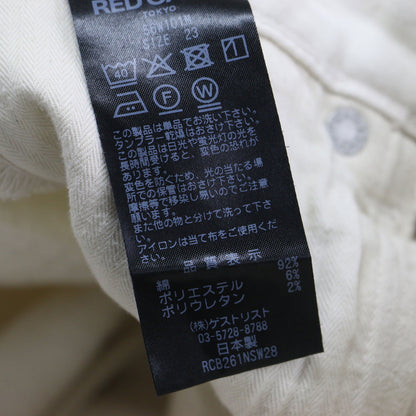 × martinique 別注 35th Anniversary ワイド グレイッシュホワイト デニム / Wide Grayish White パンツ フルレングス クロップド丈