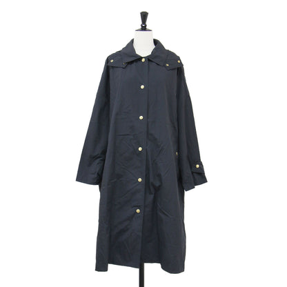 24春夏 パッカブルコート / PACKABLE MALTON HOOD LONG レインコート フーディ 長袖 ドロップショルダー ナイロン 撥水
