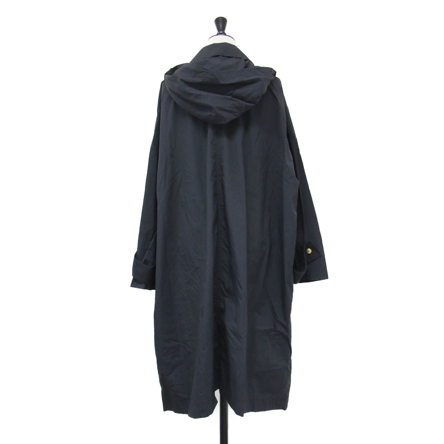 24春夏 パッカブルコート / PACKABLE MALTON HOOD LONG レインコート フーディ 長袖 ドロップショルダー ナイロン 撥水