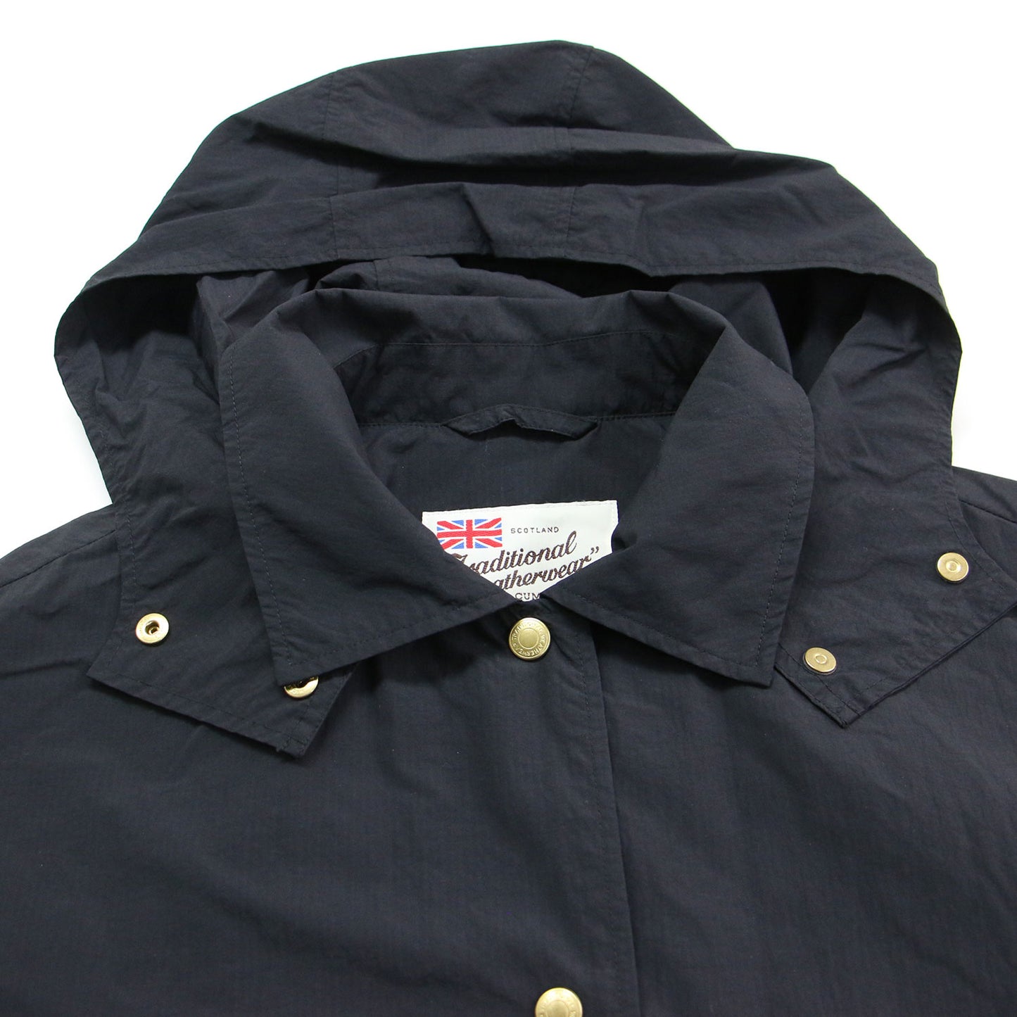 24春夏 パッカブルコート / PACKABLE MALTON HOOD LONG レインコート フーディ 長袖 ドロップショルダー ナイロン 撥水