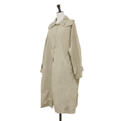 24春夏 パッカブルコート / PACKABLE MALTON HOOD LONG レインコート フーディ 長袖 ドロップショルダー ボタンダウン ナイロン 撥水