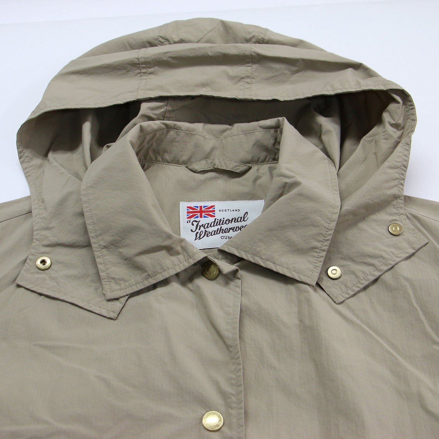 24春夏 パッカブルコート / PACKABLE MALTON HOOD LONG レインコート フーディ 長袖 ドロップショルダー ボタンダウン ナイロン 撥水