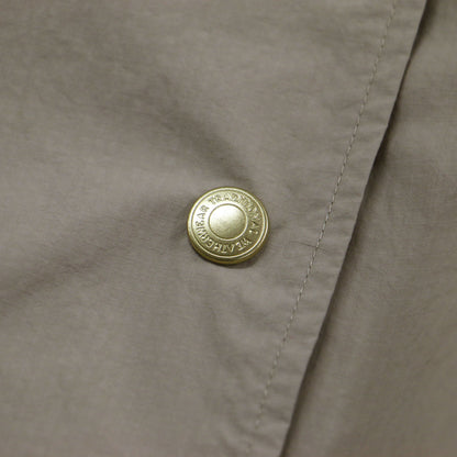 24春夏 パッカブルコート / PACKABLE MALTON HOOD LONG レインコート フーディ 長袖 ドロップショルダー ボタンダウン ナイロン 撥水