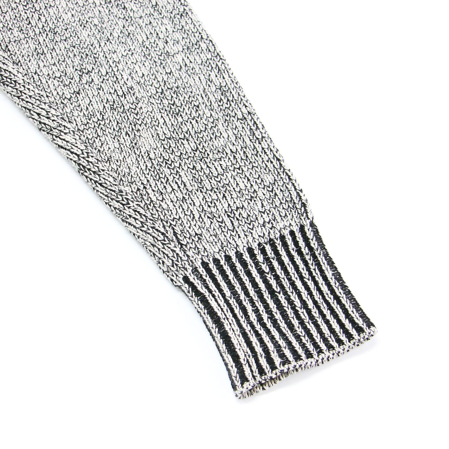 ダブルフェイス ワイド プルオーバー / W FACE CUT NECK WIDE KNIT TOPS ニット 長袖 Vネック スリット コットン