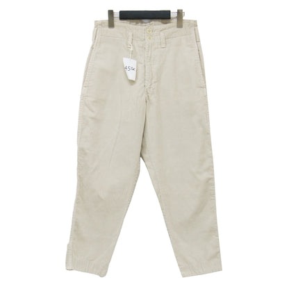12ウェルコーデュロイの908ジョッパン / パンツ テーパード ストレート ハイウエスト コットン