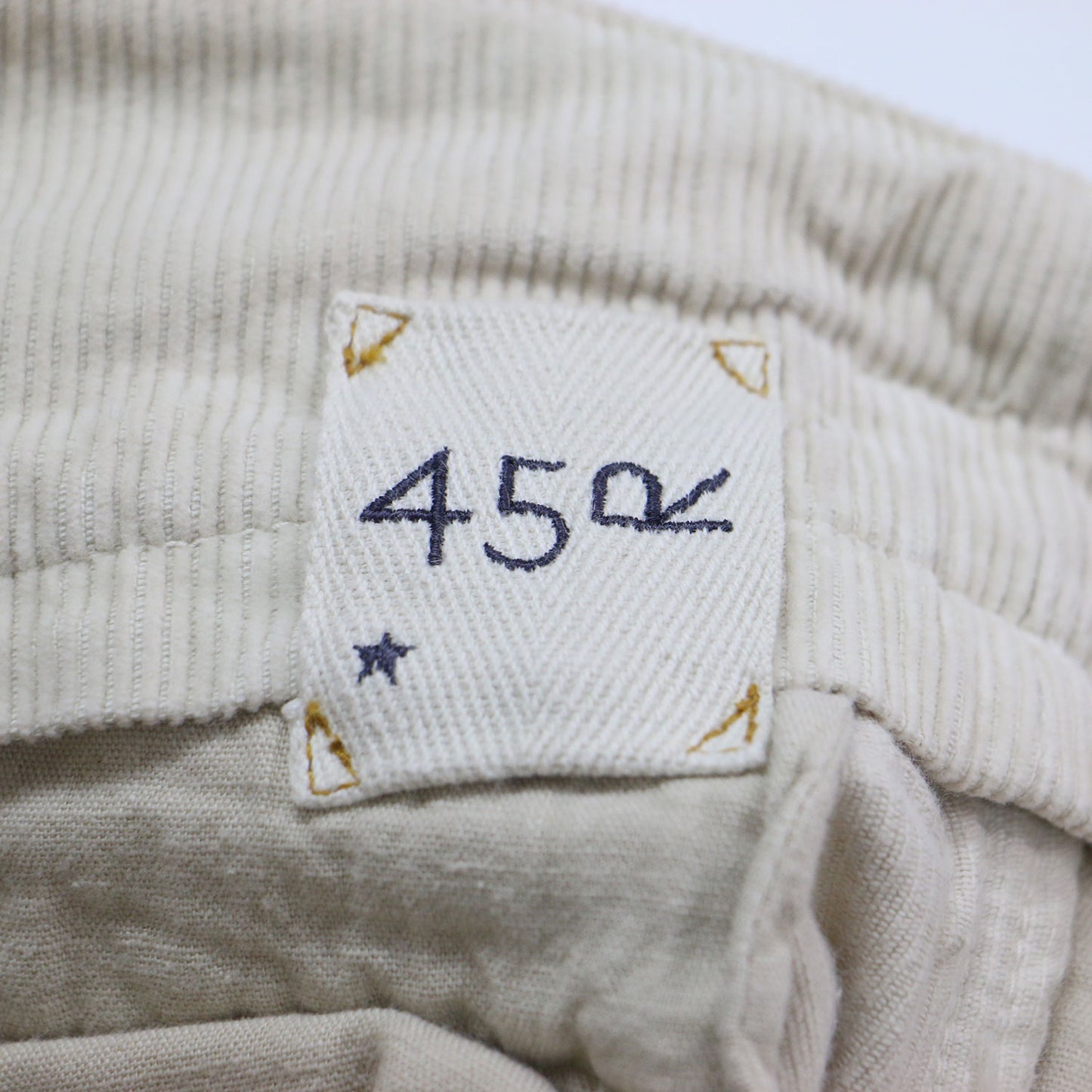 12ウェルコーデュロイの908ジョッパン / パンツ テーパード ストレート ハイウエスト コットン