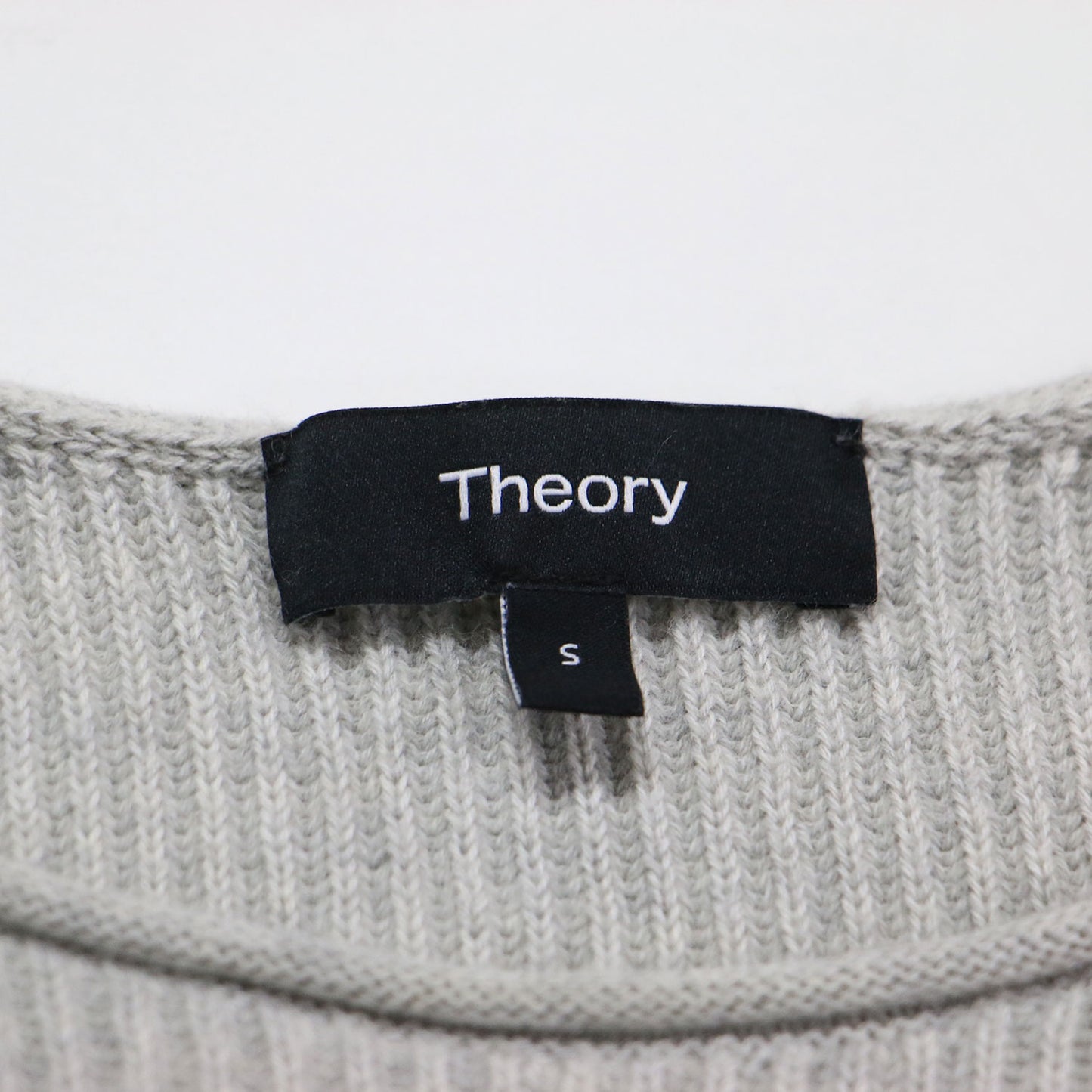 23春夏 リブ ワイド クルーネック プルオーバー / Clean Cottoncash Open Neck LS PO ニット 長袖 ドロップショルダー コットン シルク