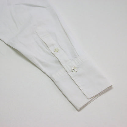 24秋冬 バンドカラー シャツ / CANCLINI ブラウス クルーネック 長袖 センタータック コットン ウォッシャブル