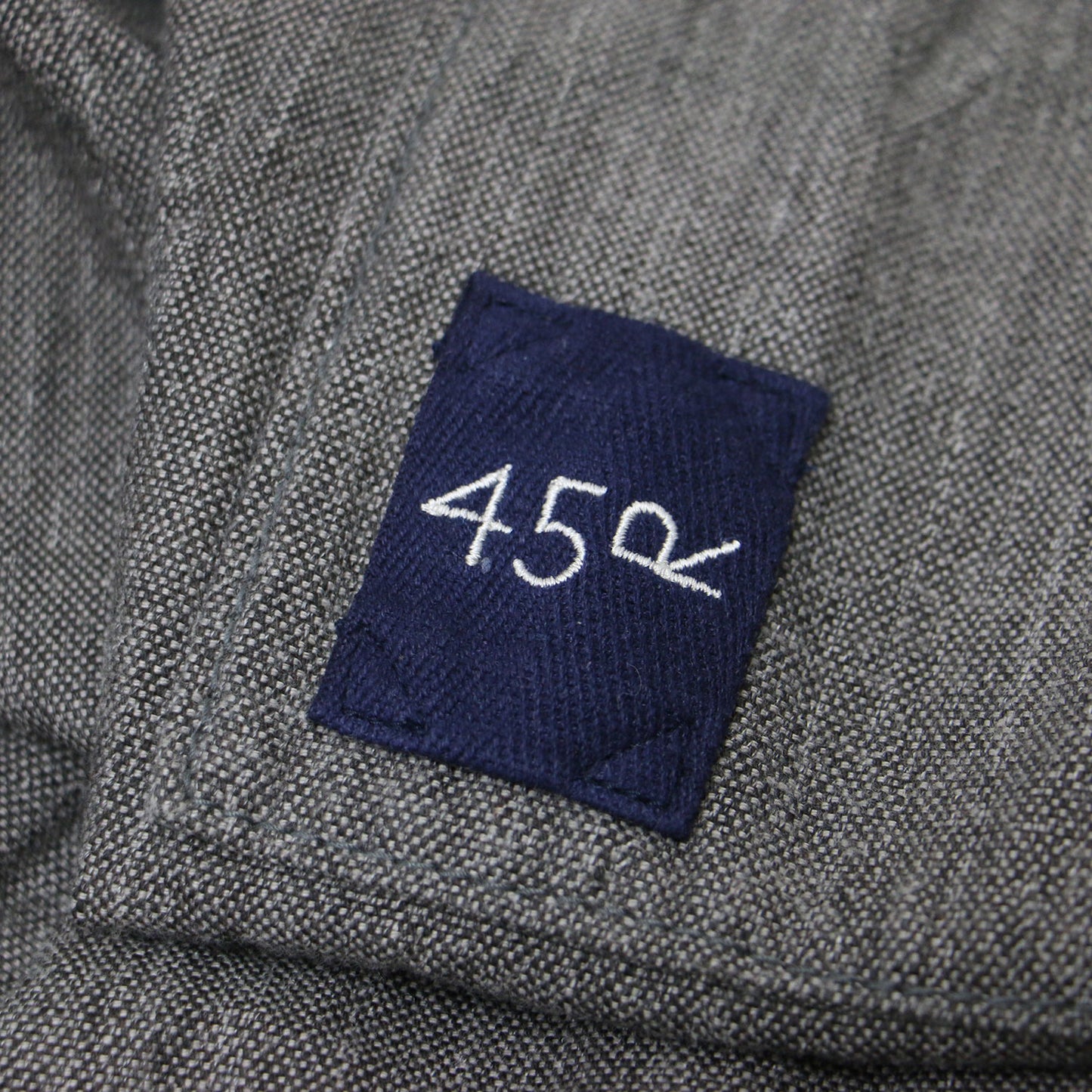 ワッペン 刺繍 ビッグトートバッグ / ハンドバッグ 肩掛け ロゴ コットン