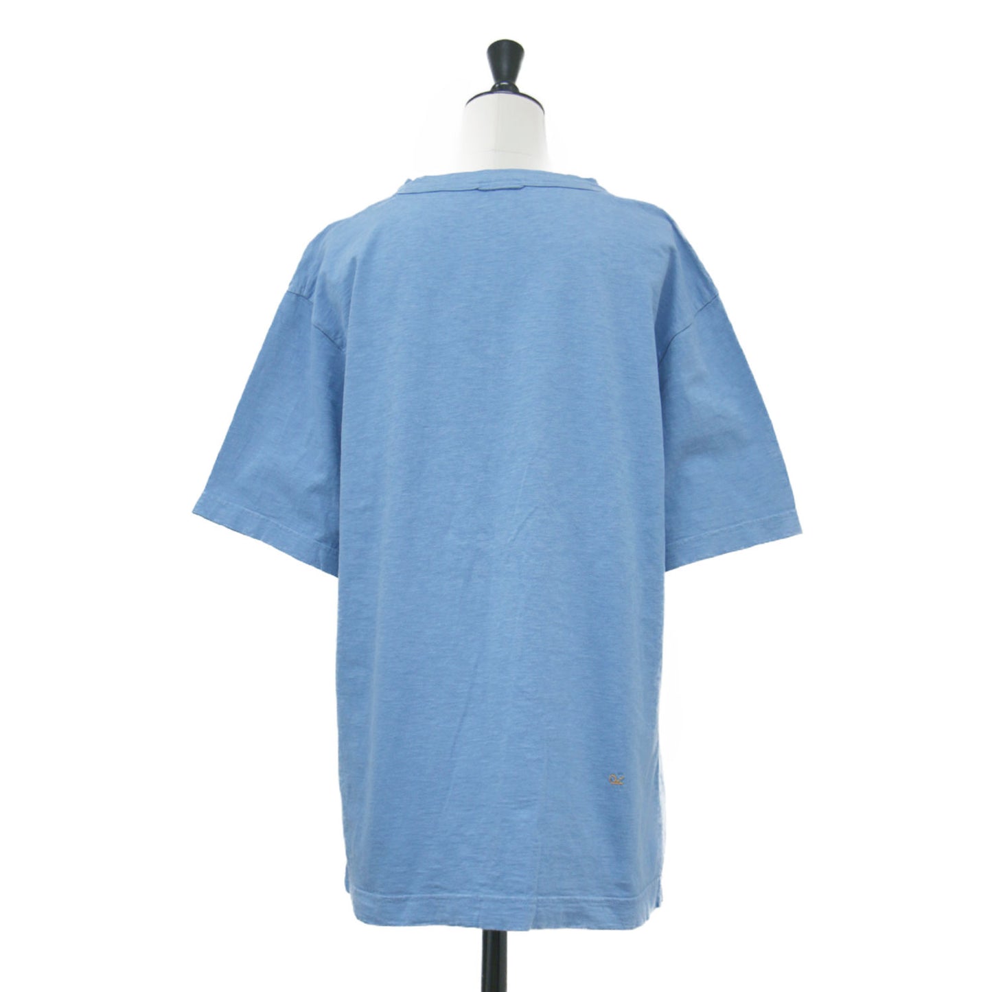 ブルドッグ ロゴ プリントTシャツ / カットソー 半袖 クルーネック ワイド コットン