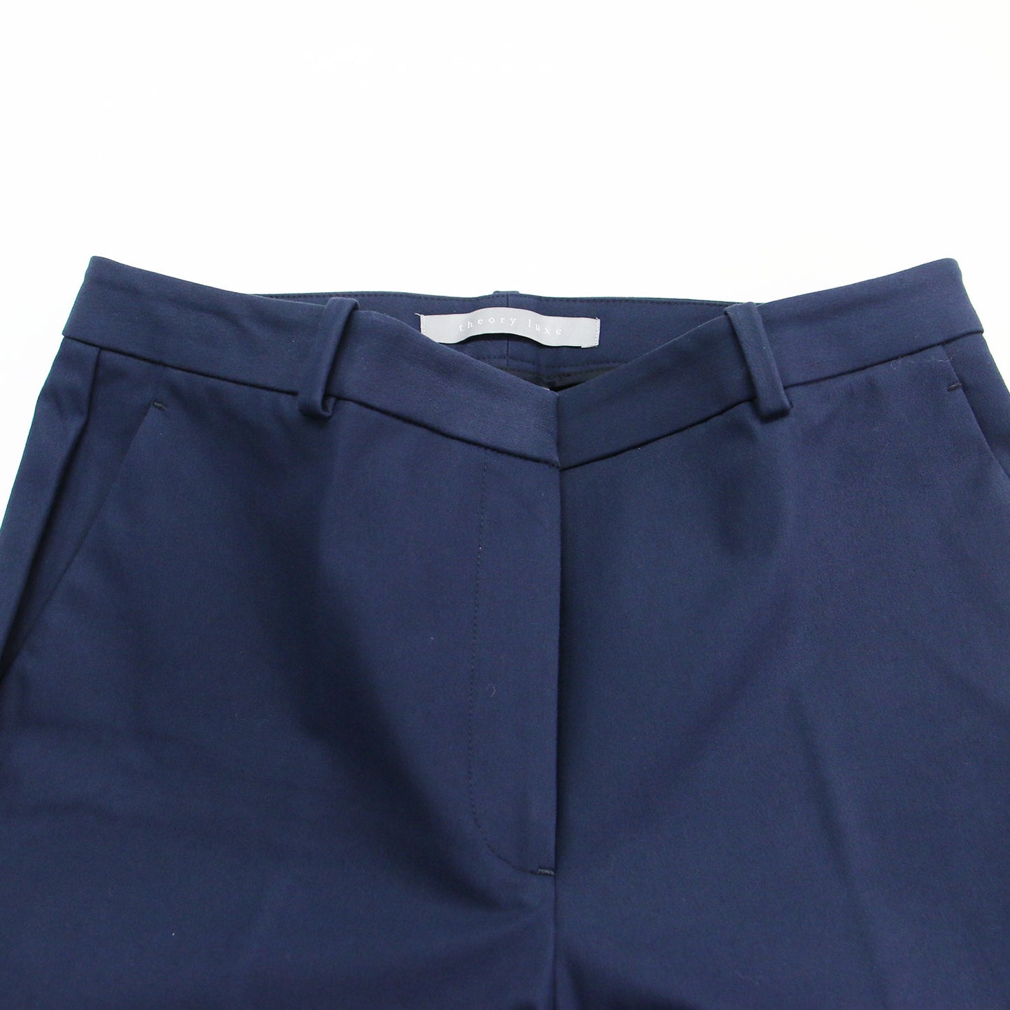 コットン ストレッチ スリムスラックス / STRETCH COTTON SOMI テーパードパンツ センタープレス