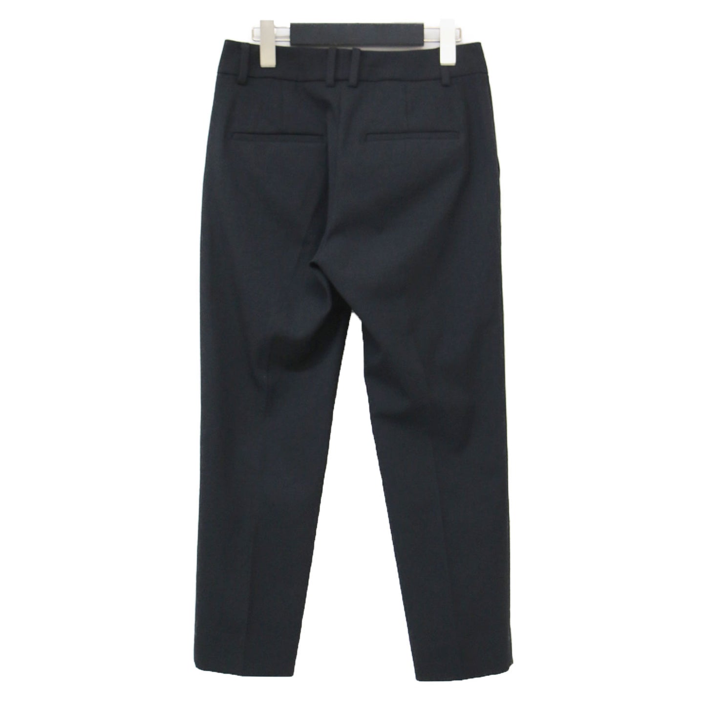 21春夏 ストレッチ テーパードパンツ / スラックス センタープレス クロップド丈 リネン コットン