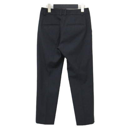 21春夏 ストレッチ テーパードパンツ / スラックス センタープレス クロップド丈 リネン コットン