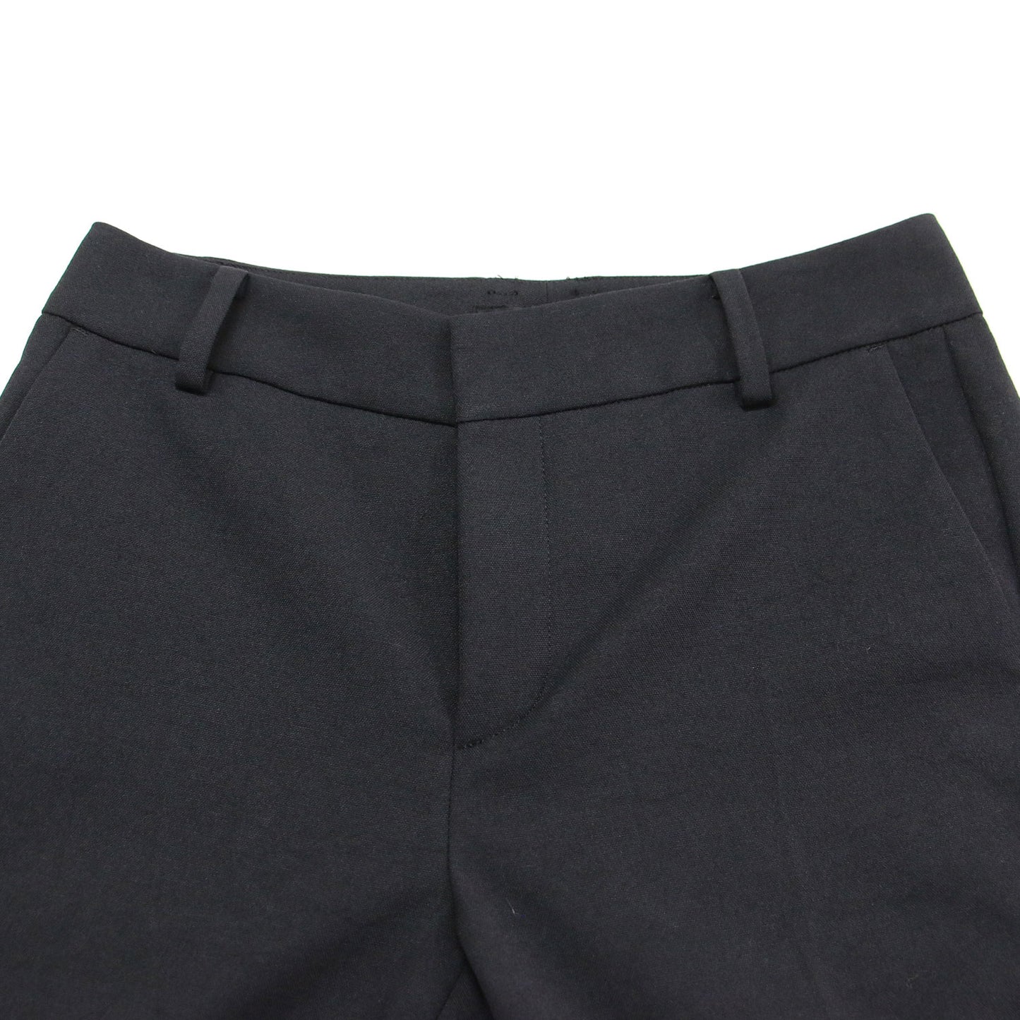 21春夏 ストレッチ テーパードパンツ / スラックス センタープレス クロップド丈 リネン コットン