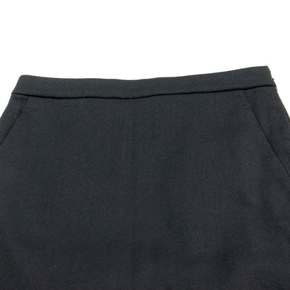 23秋冬 ヘムフレア マキシスカート / HEM FALRE MAXI SKIRT MB234-6012 / Aライン タイト サイドファスナー バックスリット ウール ストレッチ