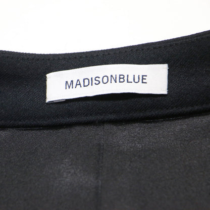 23秋冬 ヘムフレア マキシスカート / HEM FALRE MAXI SKIRT MB234-6012 / Aライン タイト サイドファスナー バックスリット ウール ストレッチ