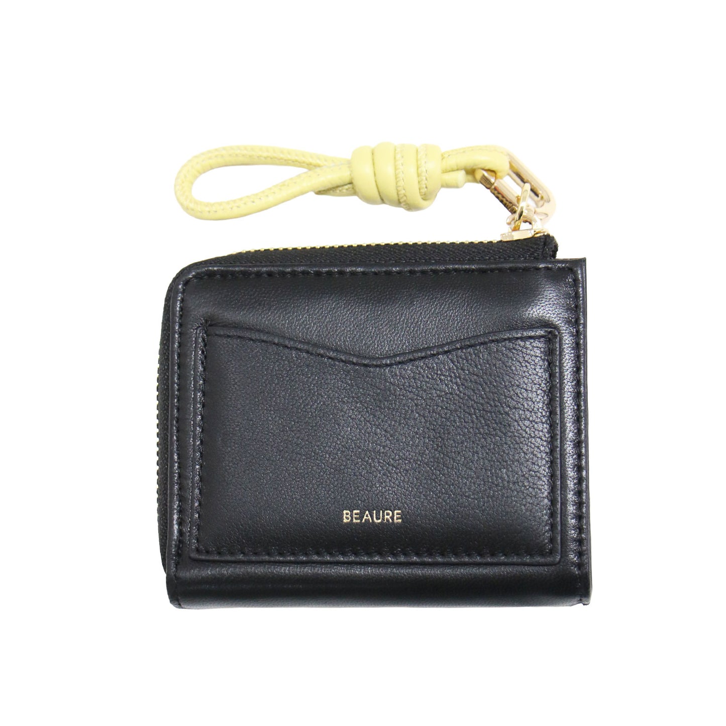 × Ray BEAMS 別注 25春夏 キルティング ウォレット / 財布 二つ折り L字 ファスナー レザー