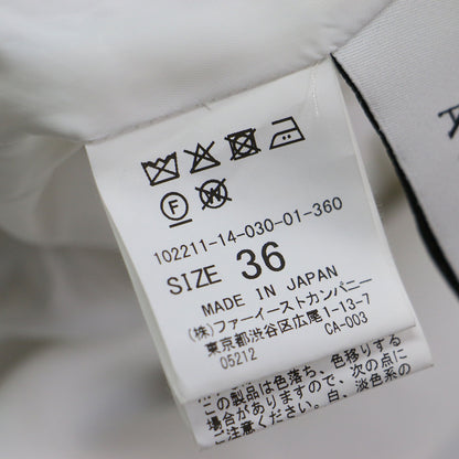 22春夏 ミックスツィードフレア ワンピース / Eternal Line ドレス Aライン ミディ丈 クルーネック ノースリーブ シフォンギャザーバックファスナー
