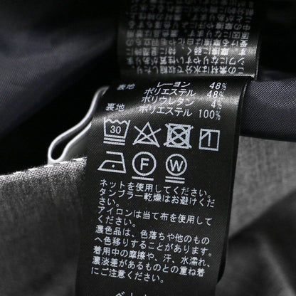 23秋冬 ワイドスラックス / KIVANG フルレングス タック センタープレス ストレッチ ウォッシャブル
