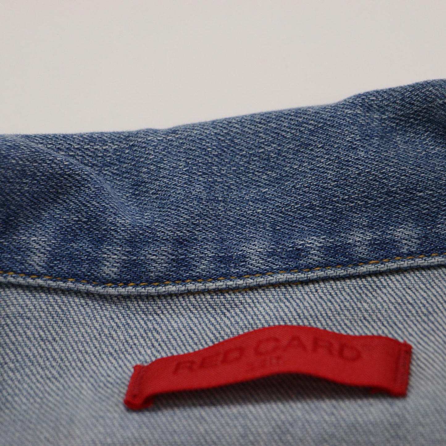 × RED CARD 24春夏 オーバーサイズ デニム ジャケット / 長袖 ミドル丈 ドロップショルダー オーバーサイズ ボックスシルエット ストレッチ コットン