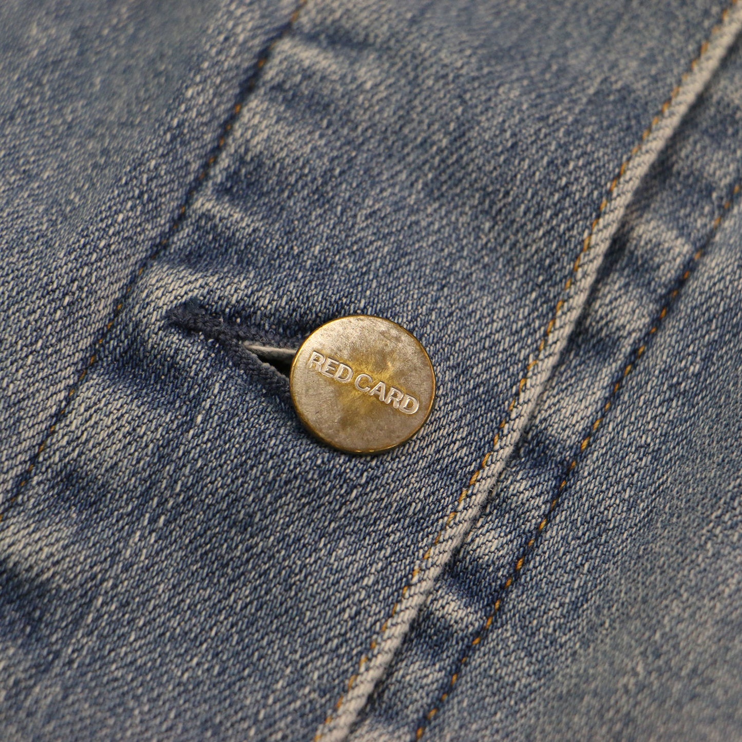× RED CARD 24春夏 オーバーサイズ デニム ジャケット / 長袖 ミドル丈 ドロップショルダー オーバーサイズ ボックスシルエット ストレッチ コットン