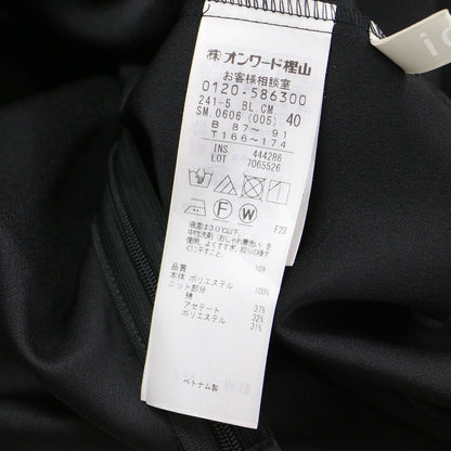 フルイドバックサテン ラウンドヘム プルオーバー / ブラウス フレンチスリーブ クルーネック
