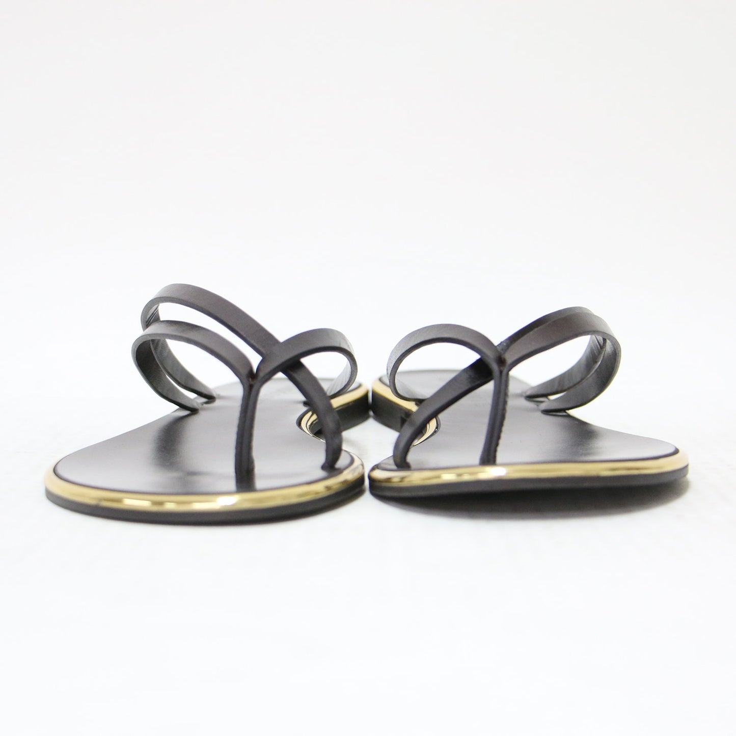 22春夏 ダブルストラップ サンダル / 2strap sandal トング フラット レザー