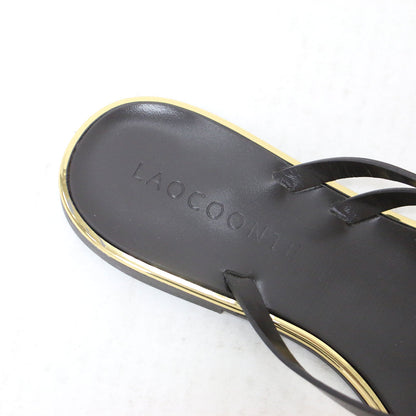 22春夏 ダブルストラップ サンダル / 2strap sandal トング フラット レザー