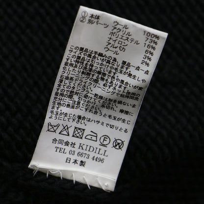 24秋冬 バンビ ハンドニット セーター / BAMBI HAND KNITTED SWEATER プルオーバー 長袖 クルーネック ウール