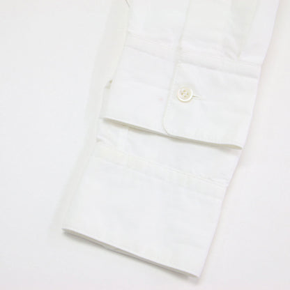25春夏 メタル カラー シャツ / METAL COLLAR SHIRT クロップド丈 長袖 コットン