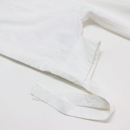 25春夏 メタル カラー シャツ / METAL COLLAR SHIRT クロップド丈 長袖 コットン