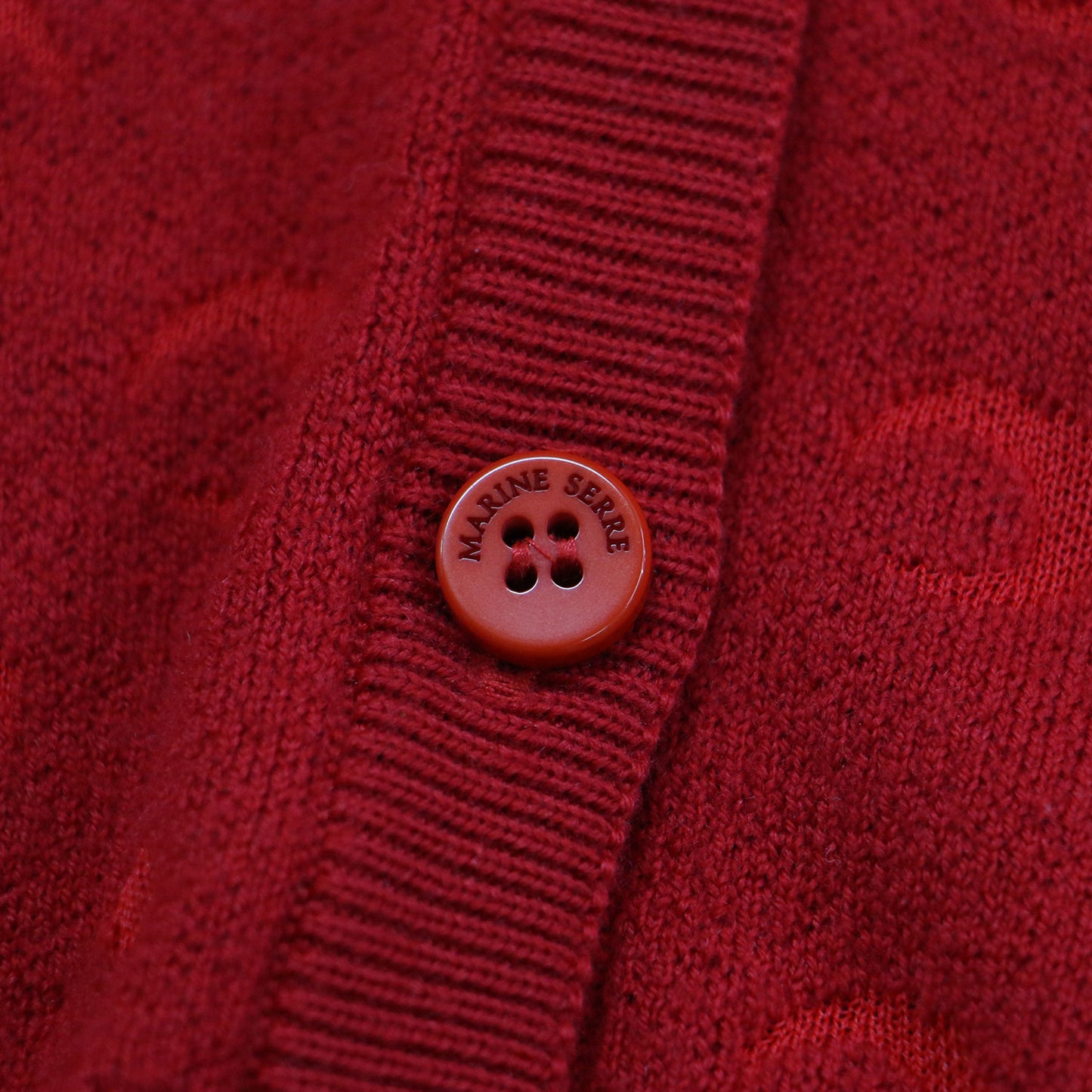 25春夏 ムーンジャガード ニット カーディガン / Moon Jacquard Knit Cardigan 長袖 クルーネック ウール