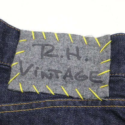 R.H.VINTAGE デニム ミニ スカート / ひざ上丈 台形 コットン