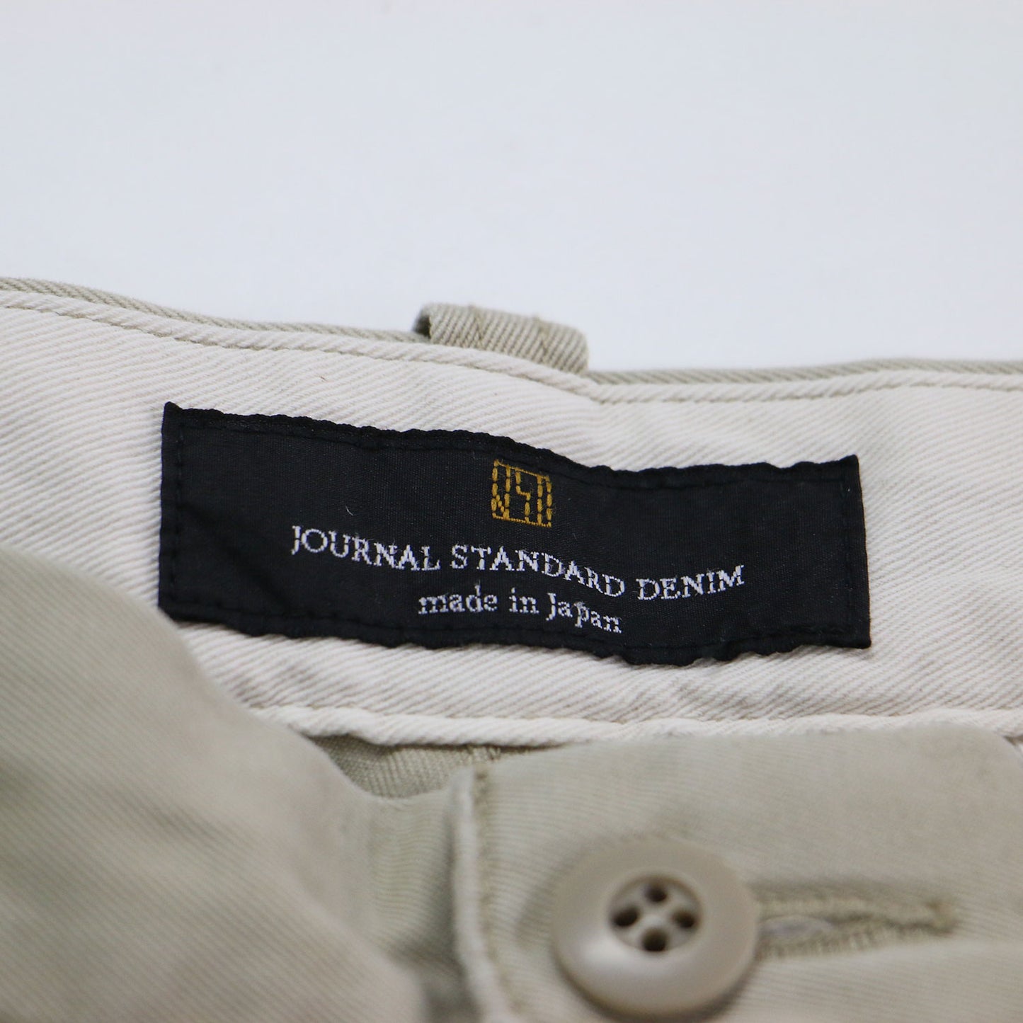 26春夏 CRAFTMANS MADE DENIM チノパンツ / ワイド ハイウエスト ペイント加工 コットン
