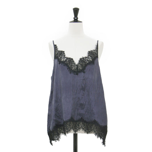 26春夏 フィブリル リヨセル キャミ / ブラウス Vネック レース