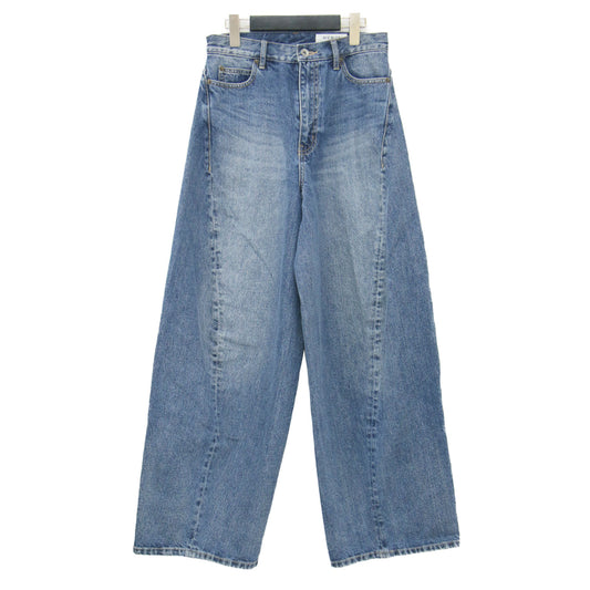 × SHIPS 別注 26春夏 バレル レック デニム パンツ / ワイド ハイウエスト 3D コットン