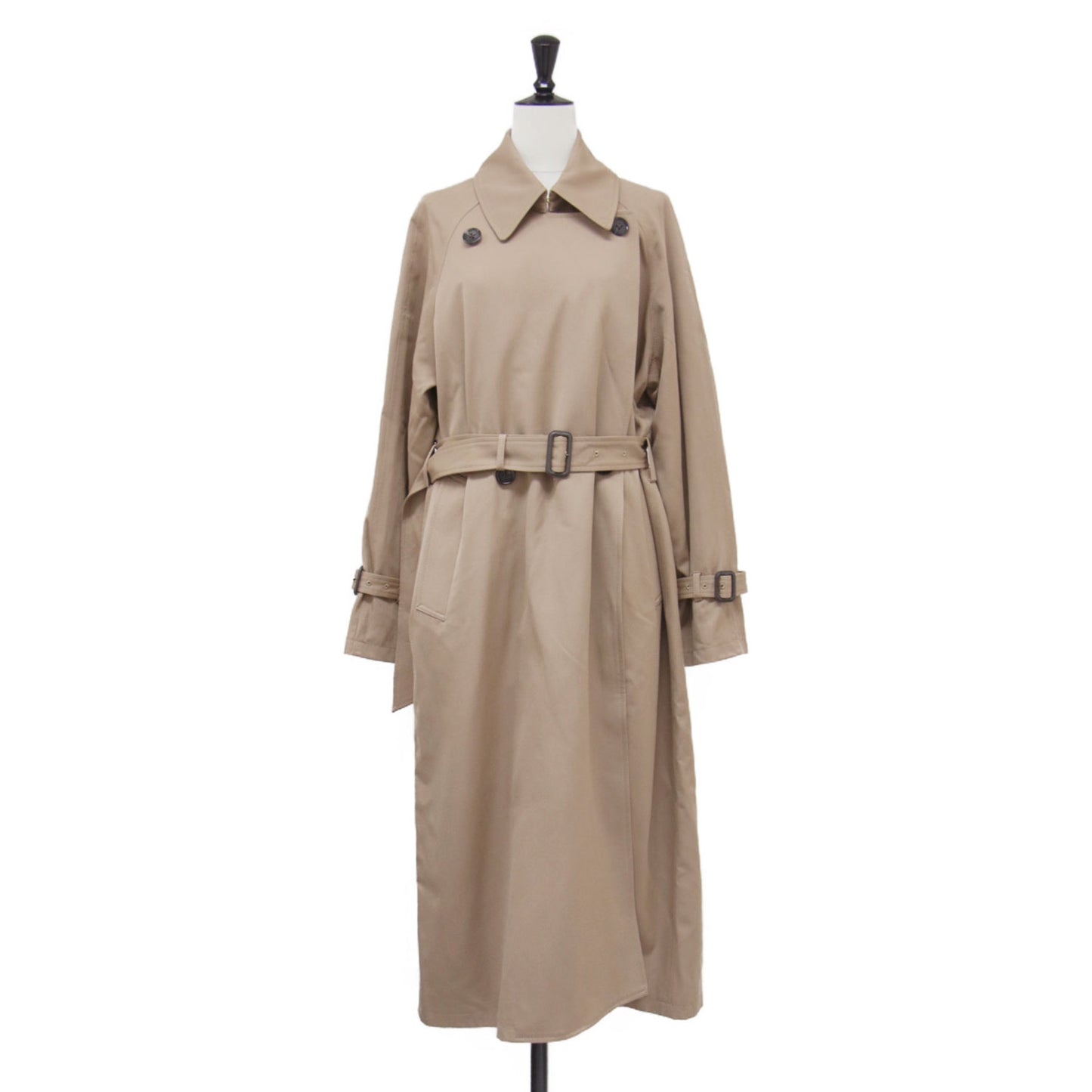 24秋冬 GABARDINE トレンチコート / ロング オーバーサイズ ギャバジン ウール