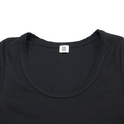 25春夏 LUNAI Uネック 半袖 Tシャツ / カットソー プルオーバー ワイドスリーブ リブ コットン