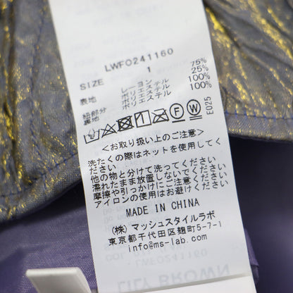 24春夏 ビスチェディテール キャミ ワンピース / ロング ギャザー バルーン ふくれジャガード