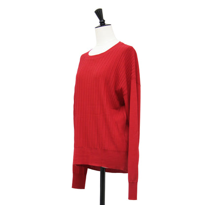 20秋冬 スーパーウール ワイドリブ コンビ プルオーバー / SUPER WOOL WIDE RIB COMBI PO ニット 長袖 クルーネック ハイゲージ