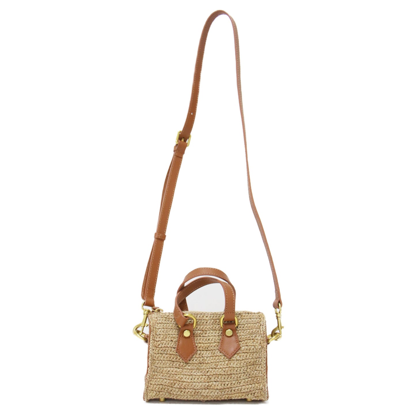 × L'Appartement 別注 25春夏 ラフィア ミニ バッグ / ZEILA MINI BAG ハンドバッグ ショルダー ボストン型 2WAY