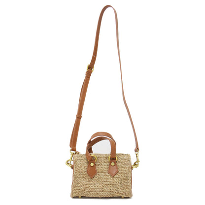 × L'Appartement 別注 25春夏 ラフィア ミニ バッグ / ZEILA MINI BAG ハンドバッグ ショルダー ボストン型 2WAY