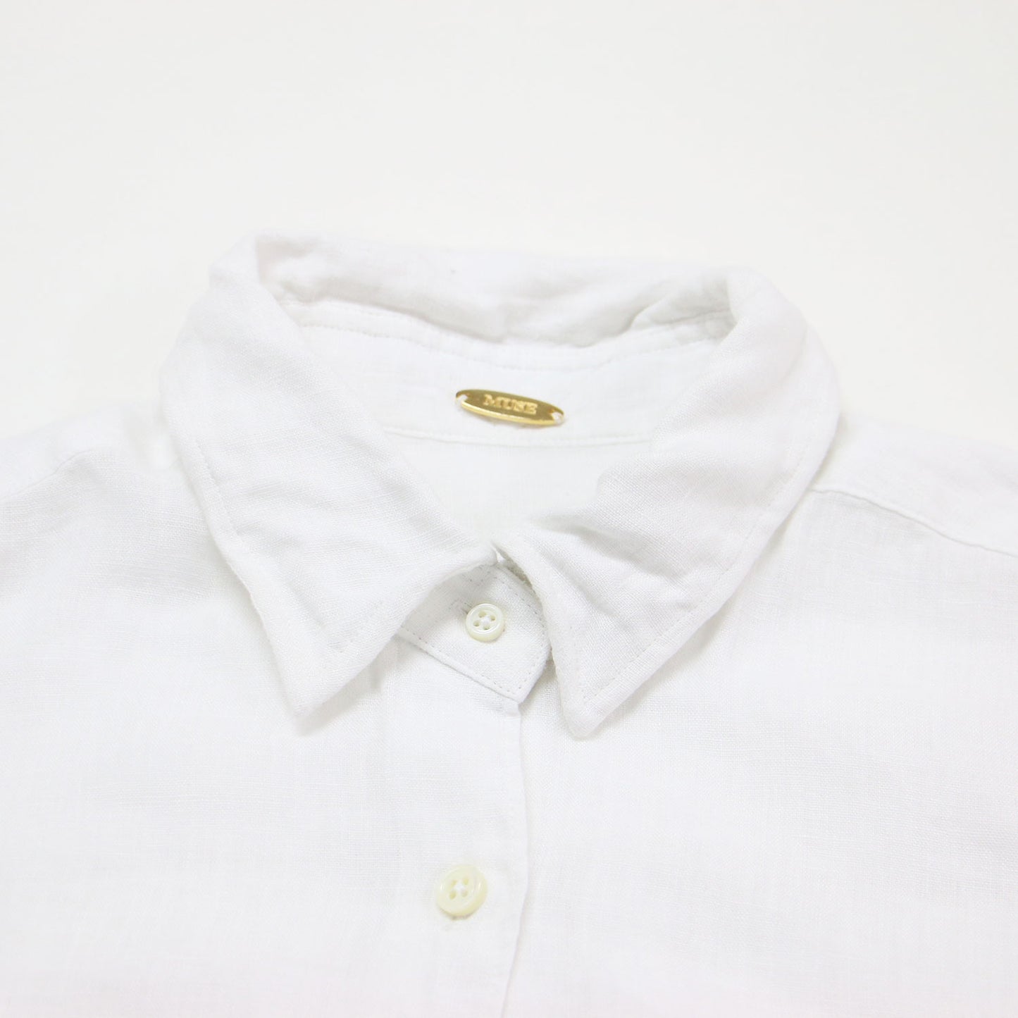 25春夏 LINEN WASH CACHE シャツ / 長袖 レギュラーカラー オーバーサイズ カシュクール リネン