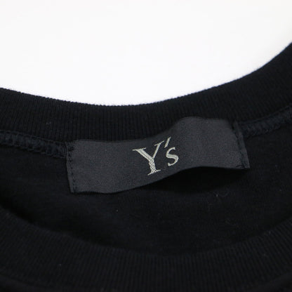 Y's 23秋冬 MAX VADUKUL プリント 半袖 Tシャツ / カットソー ハーフスリーブ クルーネック コットン