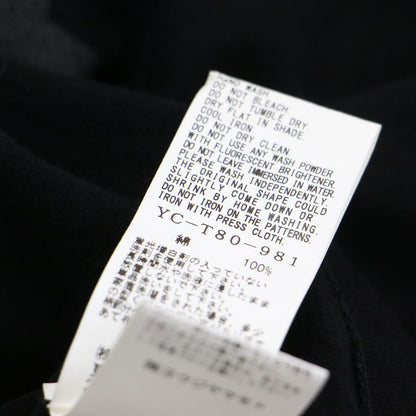 Y's 23秋冬 MAX VADUKUL プリント 半袖 Tシャツ / カットソー ハーフスリーブ クルーネック コットン