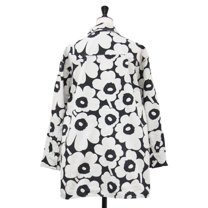 Ae Ruoste Unikko コットン オーバーサイズ シャツ / 長袖 レギュラーカラー 花柄