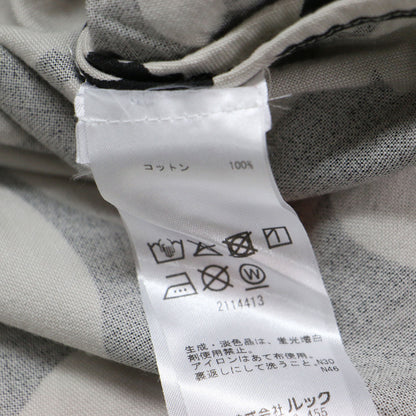 Ae Ruoste Unikko コットン オーバーサイズ シャツ / 長袖 レギュラーカラー 花柄