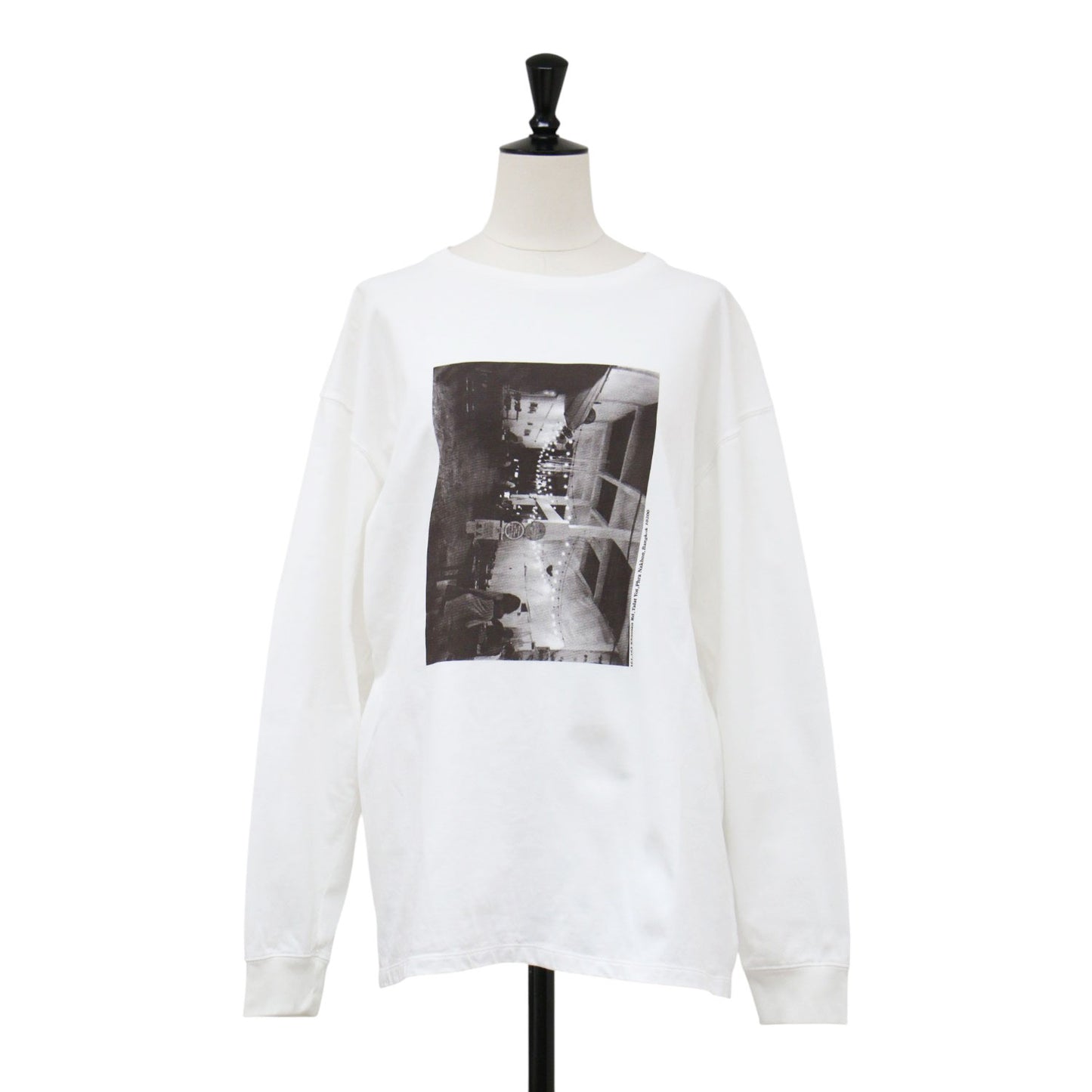 25秋冬 journey graphic long Tシャツ / カットソー プルオーバー 長袖 クルーネック グラフィック プリント コットン