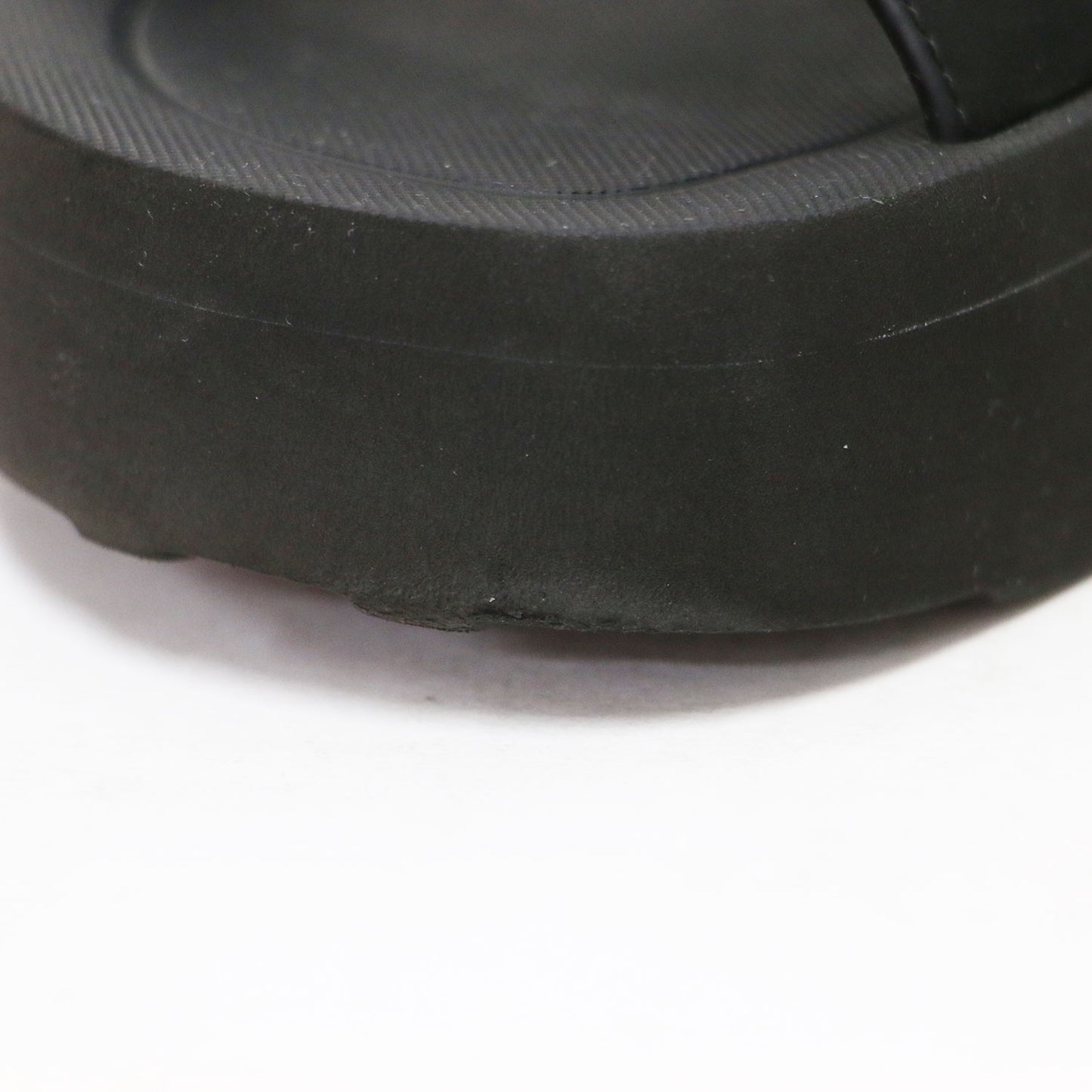 エニド レザー アンクルストラップ サンダル / ボリュームソール ベルクロ 牛革